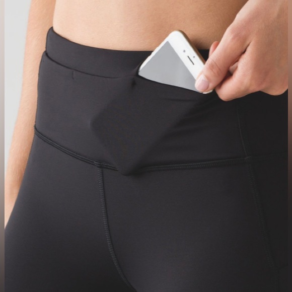 RARE✨EUC Lululemon Pace Rival Crop (Marathon) Black - Picture 4 of 7